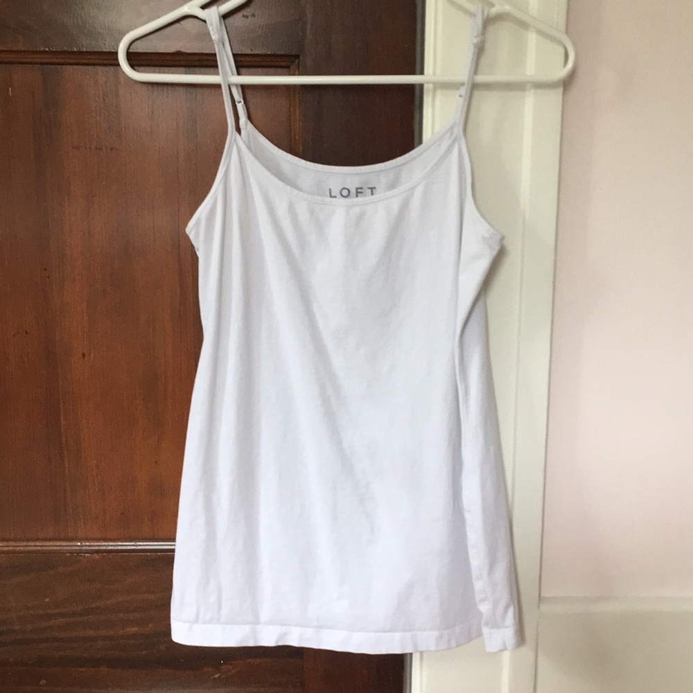 LOFT maternity white camisole, size XS